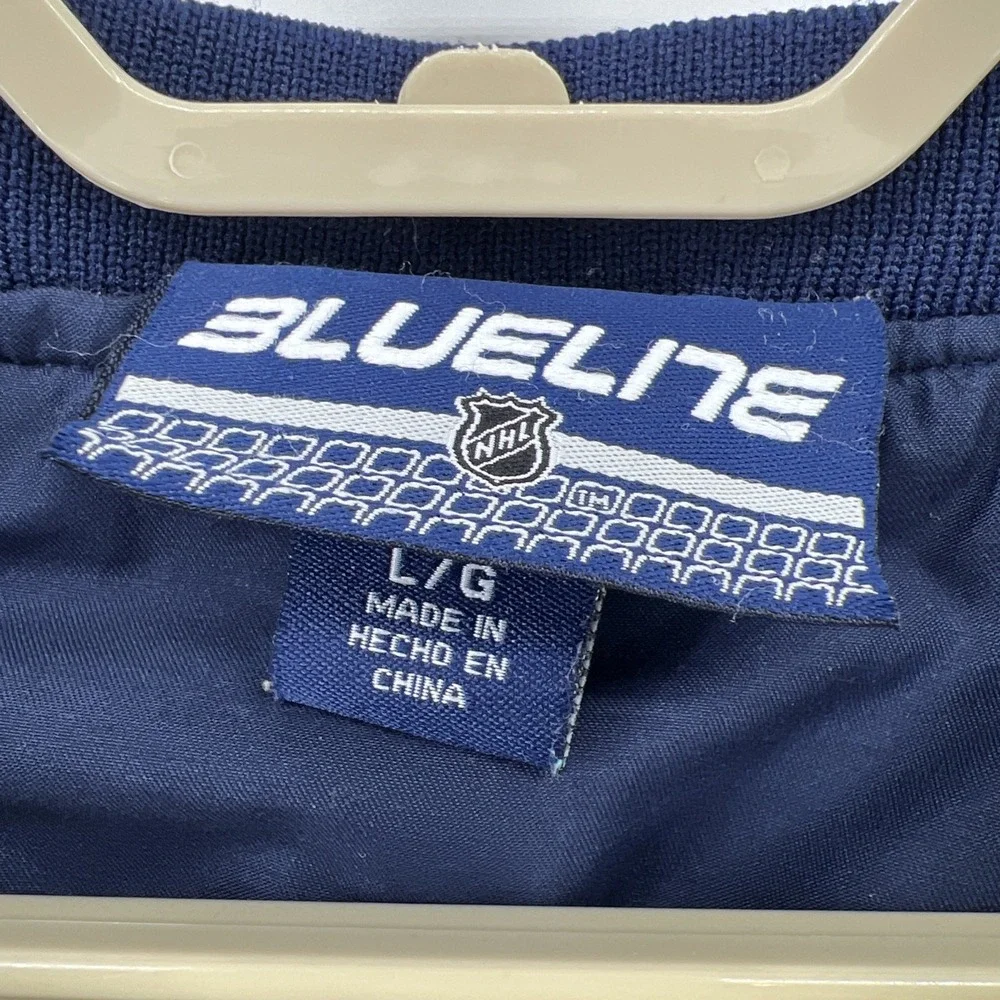 Nashville Predators Blueline Windbreak Pullover Large NHL Hockey Blue Yellow
